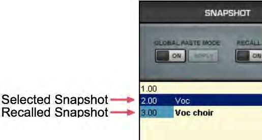 To save a Snapshot of your existing rack environment, use the console s snapshot management window (fig. b) (add Waves to the snapshot s scope).