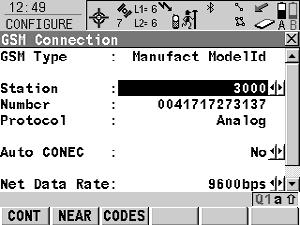 22.2 Digital Cellular Phones Access CONFIGURE XX Connection For digital cellular phones, information such as the reference stations that can be contacted the phone numbers of the reference stations