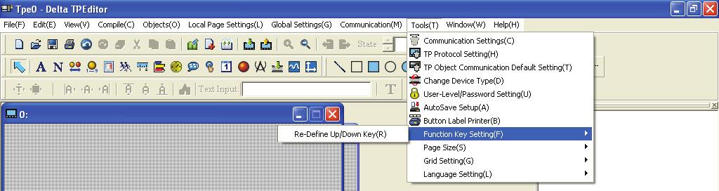 System Function Key Setting: The users can use this option to define the button type and function of the function key. It is not necessary to set the function key in each page.