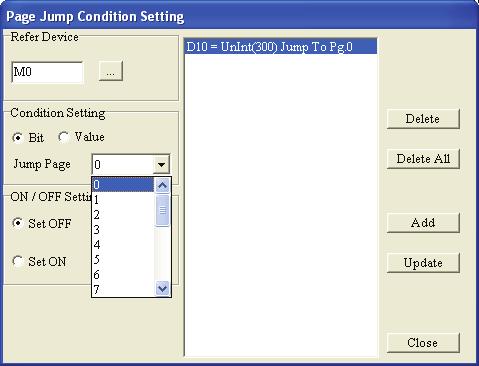 Figure 1-124 Figure 1-125 Step 5. In Value Setting option, the users can click directly to choose the necessary Vale Length, Value Type and the condition of Compare Setting.