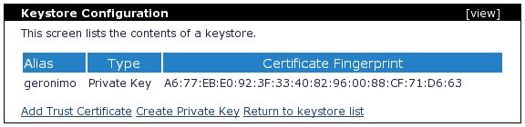 Keystore Manager Create and unlock a keystore with server's private