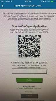 After the QR code is scanned, enter the 6-digit pin