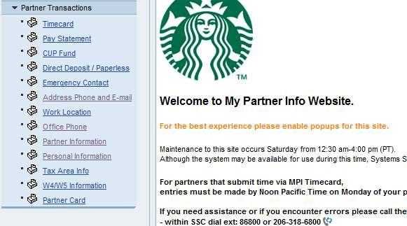 STEPS TO ADD MOBILE DEVICE IN MPI 1. Log into My Partner Info: https://mypartnerinfo.starbucks.net/partnerportal 2. Click on Office Phone. 3. Click Add. 4.