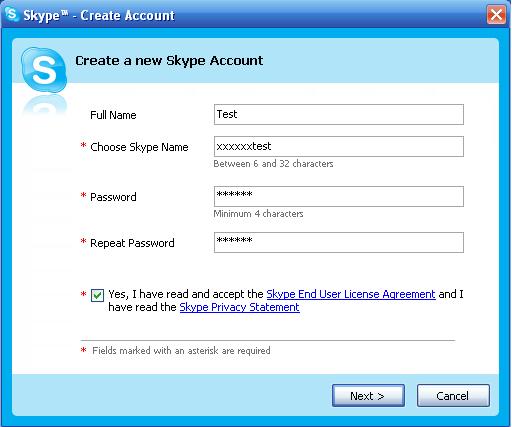 7. User can provide e mail address and