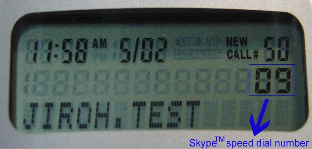4.9 Skype Caller ID SkyBox S1 can support Type I FSK Caller ID for Skype call.