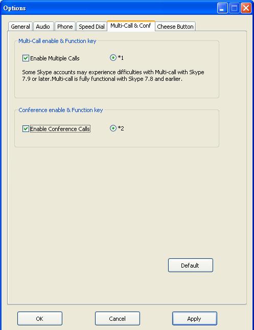 User should be able to set up a one-on-many talk with the maximum of 4 Skype users and 1 landline user simultaneously, but it can only be started when user is on a Skype call. Note: 1.