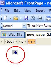 Create link to a specific place on your page 4. Click OK.