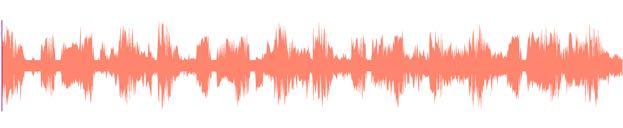 Audio file: stores samples of a 1D signal Most