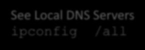 Local DNS Name Server does NOT strictly belong to hierarchy each ISP (residential ISP, company, university) has one also called default name server when host makes DNS query, query is sent to its