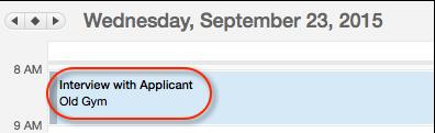 1. From your Calendar, open the appointment you would like to delete.