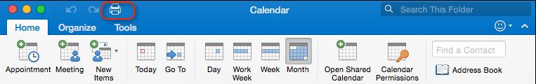 7. Shared calendars appear in the Folder pane of the Calendar module. 5.