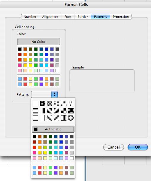 Style -Allows you to select line type -thin, thick double, etc. Color - Sets the border line color. (In most cases, it is best to use the default black).