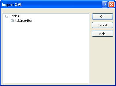 Exhibit 5-5: The Export XML dialog box Importing an XML document You can import XML documents to the active database.