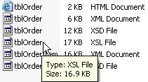 5-22 Access 2007: Advanced Help students identify the tblorder.htm file. 11 Double-click tblorder.htm, as shown The file opens in Internet Explorer and the Information Bar dialog box displays.