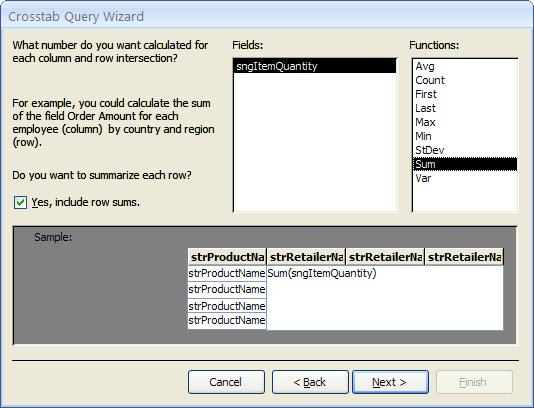 2 4 Access 2007: Advanced Explanation Objective 4.1.4 Crosstab Query Wizard You can use the Crosstab Query Wizard to create a crosstab query.