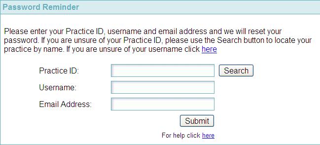 Forgotten Password If you have forgotten your password, a link on the Log In screen enables you to request a reminder. 1. From the Log In screen, click the link. 2.