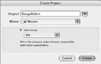 Chapter 16: Making Movies Launch imovie 1. Click the imovie HD icon on the Dock or double-click the imovie HD icon in the Applications folder.
