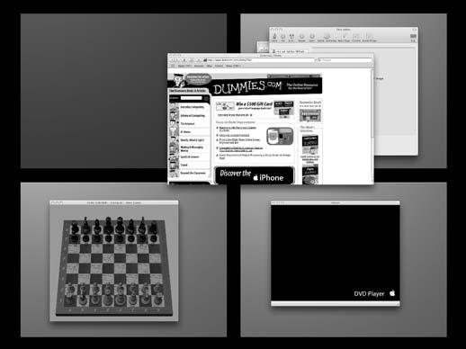 Chapter 1: Customizing OS X Switch between Spaces 1.