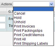 Introducing the Backend Sorting orders: Click on the header of a column to sort the orders by the value of that column. Each click toggles between an ascending sort and a descending sort.