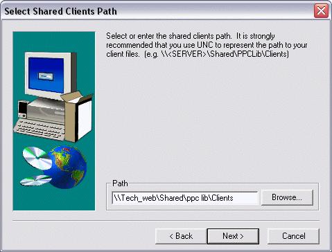 have subscribed to on each PPC Library CD. The default shared configuration path is recommended.