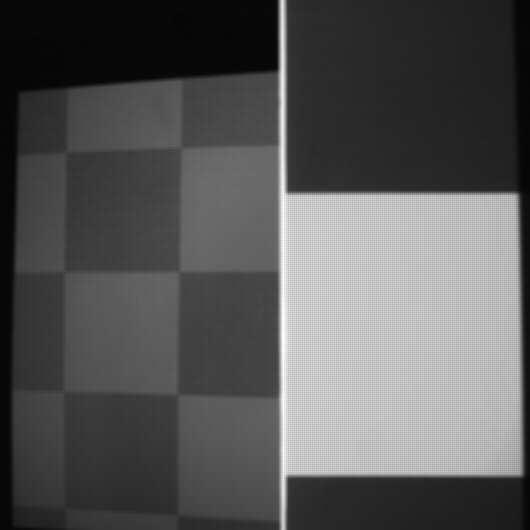 Dispariy (a) Plane (b) 5 Plane 5 3 4 5 (a) (b) (c) Figure 6. a) Zoom on a secion of a non-corruped paern. b) Same image wih a 4% image conras reducion and added noise. Figure 7.