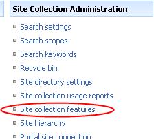 4. Click the Activate button next to ComponentOne SharePoint Web Parts. A blue Active box will appear in the Status column, signifying that the ComponentOne Web Parts can now be used.