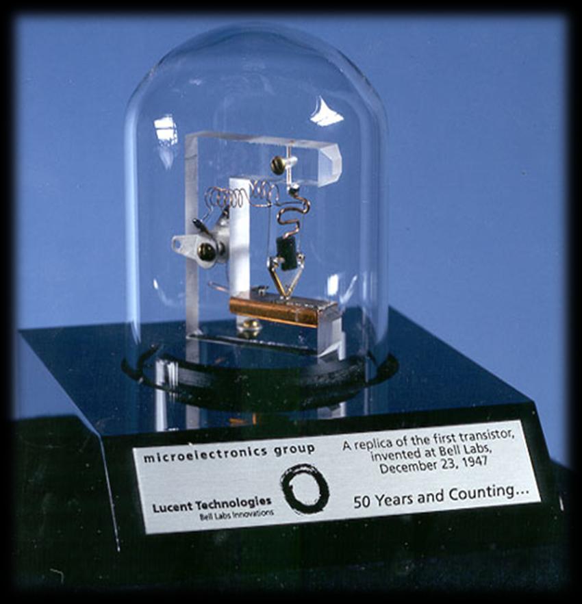 History 2 ND GENERATION: TRANSISTORS 1956-1963 1947, Transistors invented in Bell Labs. Transistors replaced vacuum tubes in 2nd generation computers.
