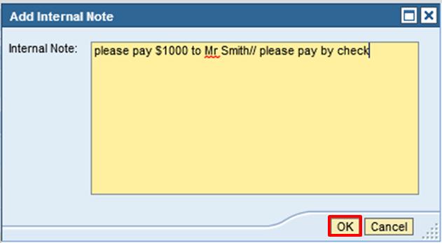 UNDP - Financial Authorization Job Aid E.g. the following text: please pay $1000 to Mr Smith// please pay by check.