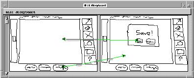 SILK: Specifying behaviors Behavior = association of a screen object with another screen