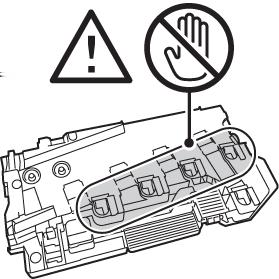 Maintenance 4. To remove the waste cartridge, lower the top of the cartridge and lift it away from the printer.