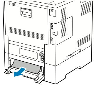 Troubleshooting 4. For the same tray, at the back of the printer, locate the jam-access door.