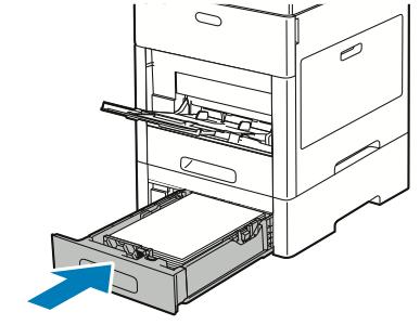 6. When paper trays are set to Fully Adjustable, you are prompted to verify or change the paper