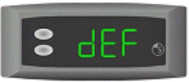 Press one of the buttons on the front of the display. The display should show the product temperature and display the green LED (Figure 14).