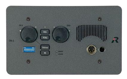 This makes the CD- 2 ideal either for operation as a desktop speaker station or in combination with an external power-supply as a 2-channel master station for setting up a stand-alone digital