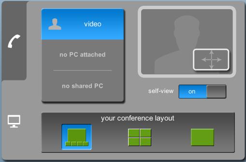 You will have access to these controls if you are: the conference owner in an ad hoc (QuickMeet) meeting a participant in a scheduled meeting These controls are not available to