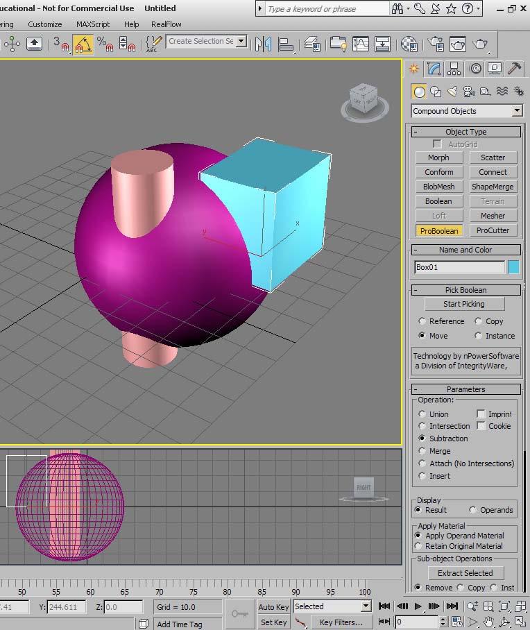 Compound Objects: Booleans Booleans are a way to make two or more
