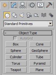 Below are some examples of the primitives that come with 3D Max.