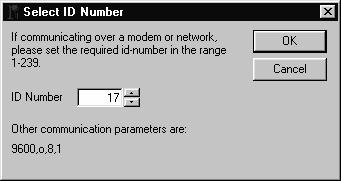 ID-number The correct ID-number must be set in the Control Unit for this to work correctly. Please refer to the ID-number section. Setting the ID-number using Rudolf R2 Note!