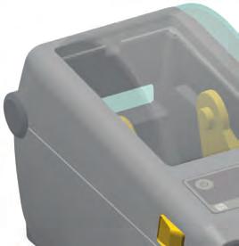 Introduction Printer Features 8 Open the Printer To access the media compartment, you must open the printer. Pull the release latches towards you and lift the cover.