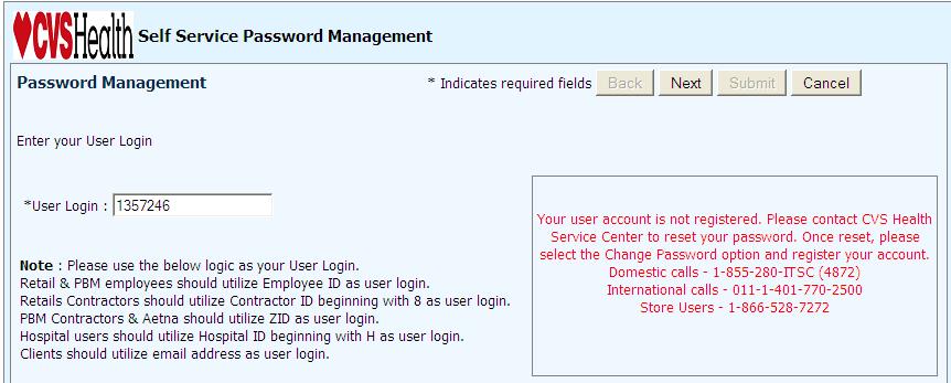 FORGOTTEN PASSWORD 1. From the landing page, select the Reset Forgotten Password link. If no email address is on file, or challenge questions are not set, the Password Management screen displays. 2.