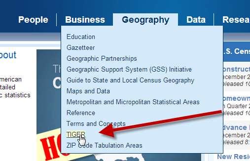 Obtaining GIS files for Census Geography Now you need to get your