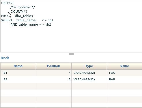 SQL Monitoring Enhancements in Oracle Database 11gR2 New save Active Reports for later analysis