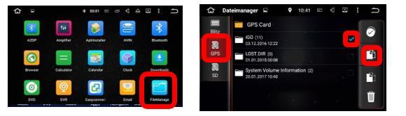 Navi Installation / Update via USB / SD (APK) Here we will demonstrated how to install Navigation map from apk file and we will use igo in this example.