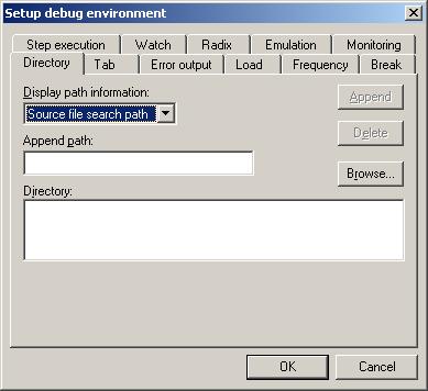 Debug Environment Setup Procedure 12.7 Directory 12.