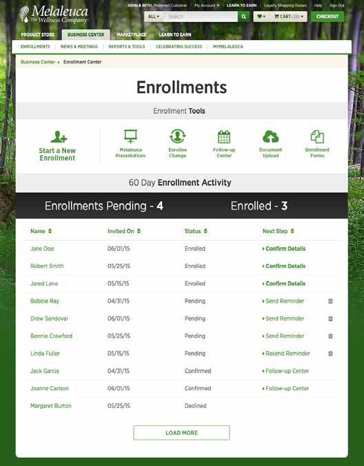 Online Enrollment Guide 2 Enroller: Start a New Enrollment 1 Enrollers can easily initiate a new enrollment.