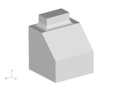 6-2 Model Description: This example is used to show some simple solid modeling while keeping
