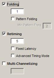 Folding on Multi-Rate Designs Goal: Reduce area What does it do?