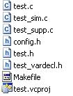 C-Output - Creating C Output Files cont d For a model test.mdl, the directory structure of the C Output files shall be as follows Base folder having the test.
