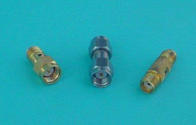 A male-to-male or barrel adapter Adapters A female-to-female or bullet adapter A