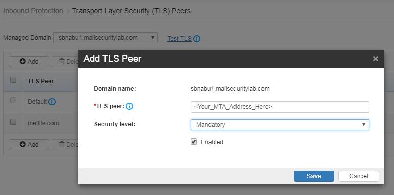 3.5 Incoming Transport Layer Security (TLS) Transport Layer Security (TLS) is a protocol that helps to secure data and ensure communication privacy between endpoints.
